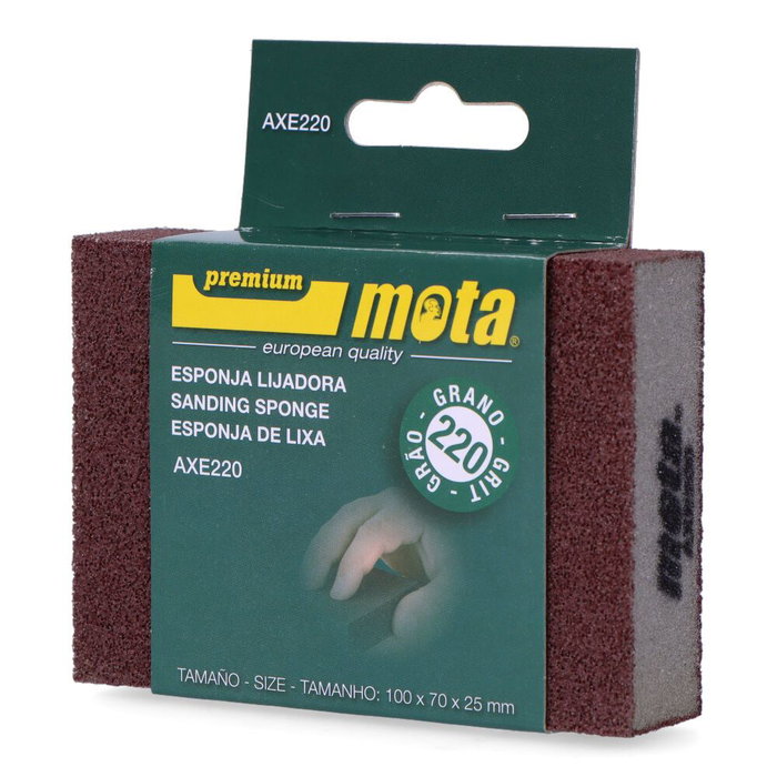 Mota Herramientas Esponje abrasive à l'aluminium grain 220
