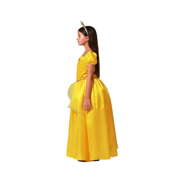 BigBuy Carnival Déguisement Princesse de Conte Jaune