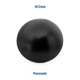 HEICO Clou plat Ø12 finition pavonée Fer (Set de 1000)