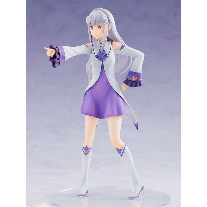 GOOD SMILE - Statue Emilia Re:ZERO Starting Life in Another World 17cm - PVC avec accessoires