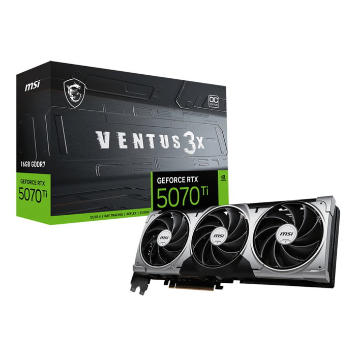 MSI GeForce RTX 5070 Ti VENTUS 3X OC 16GB GDDR7