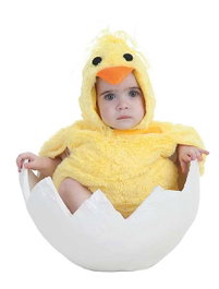 Creaciones Llopis Déguisement Bébé Pollito jusqu'à 18 mois