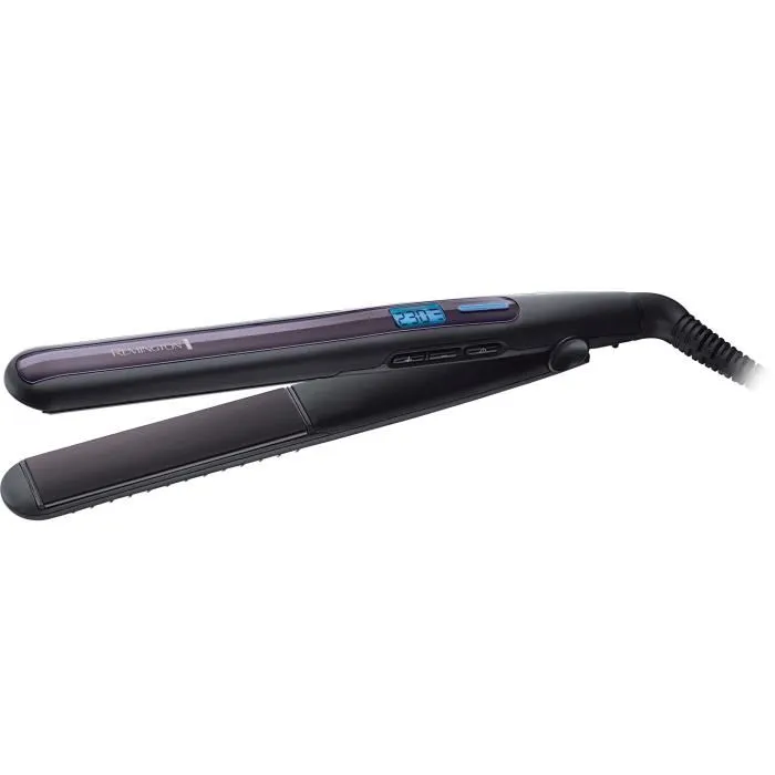 Remington Lisseur Boucleur S6505 PRO-SLEEK & CURL 230°C Chauffage Rapide Turbo Noir