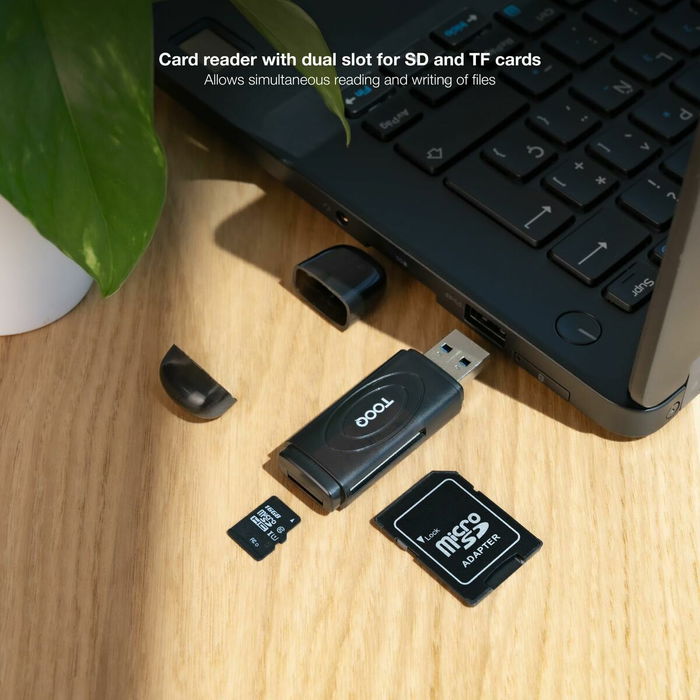 Lecteur de Cartes TooQ TQR-3002B Noir