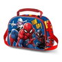 KARACTERMANIA Sac pour snack 3D Best Team Spider-Man Marvel Bleu