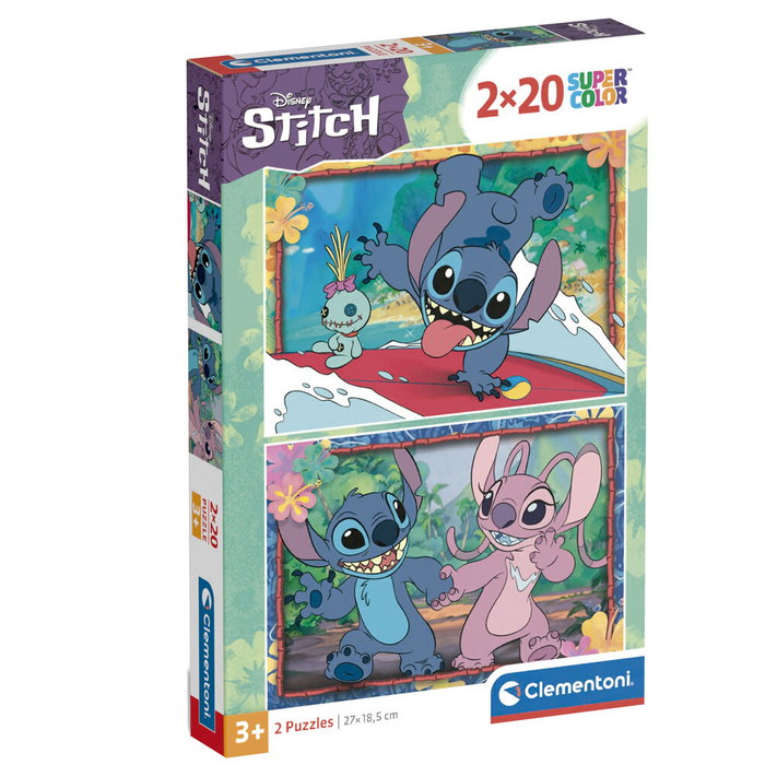 Clementoni Puzzle Stitch 2x20 pièces Clementoni Puzzle Stitch 2x20 pièces