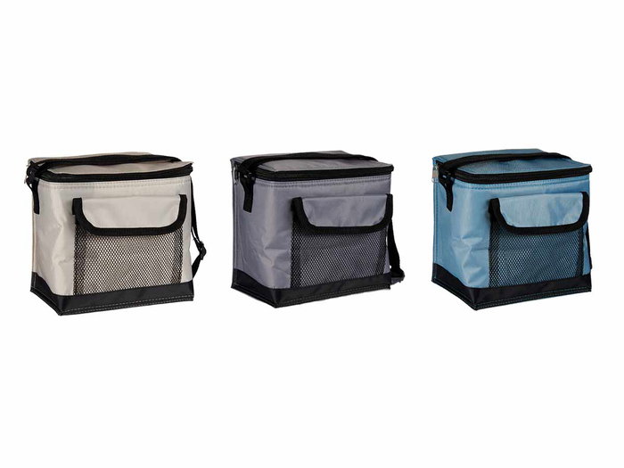 Leknes Glacière 4L avec poche extérieure, couleurs assorties pastel 19x3x19 cm (Set de 12)