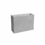 Artevasi Sydney Jardinière Haute en Plastique Gris Clair 80 cm - 50 L - Dimensions 79.5 x 29.5 x 68 cm