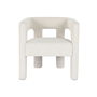 Siège Home ESPRIT Blanc Polyester Bois 67 X 61,5 X 67,5 CM