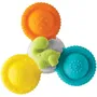 Infantino 305289 Coffret de 3 Spinners en Silicone pour Bébé à Partir de 4 Mois - Jouets de Bain avec Ventouse - Motricité Fine et Éveil Sensoriel