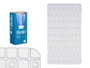 Berilo Tapis de Bain Antidérapant Transparent 60x38 cm PVC Motif Carreaux (Set de 6)