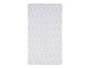 Berilo Tapis de Bain Antidérapant Transparent 60x38 cm PVC Motif Carreaux (Set de 6)