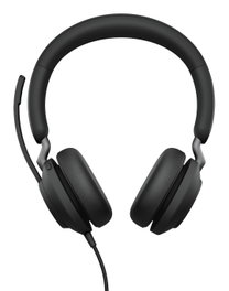 Jabra Evolve2 40 SE MS Stereo Noir, USB-C/USB-A