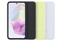 Samsung Coque en silicone protectrice et douce pour téléphone portable Galaxy A35 5G - Protection contre les chocs et les rayures