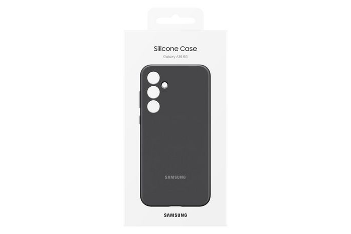 Samsung Coque en silicone protectrice et douce pour téléphone portable Galaxy A35 5G - Protection contre les chocs et les rayures