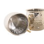 Home ESPRIT Ensemble de 2 mugs Loft Doré Argenté 480 ml