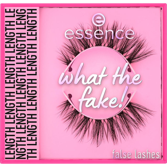 Essence Faux Cils What the Fake ! N°04 Volume Dramatique, Ultra-Fins, Réutilisables, 1 unité Essence Faux Cils What the Fake ! N°04 Volume Dramatique, Ultra-Fins, Réutilisables, 1 unité
