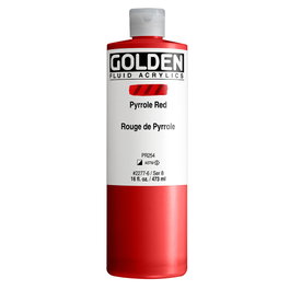 Golden Couleurs Acryliques Fluides Rouge Pyrrole 473 ml