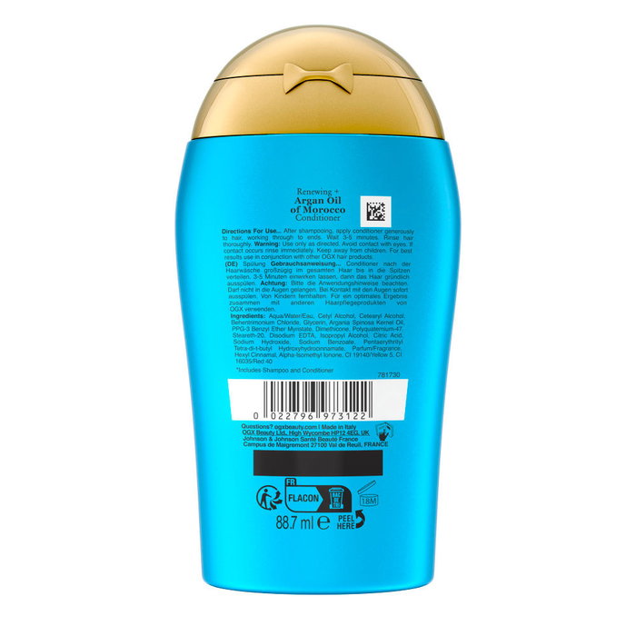 OGX Après-shampoing régénérant à l'huile d'argan 88 ml OGX Après-shampoing régénérant à l'huile d'argan 88 ml