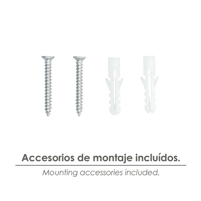 WOLFPACK LINEA PROFESIONAL Support de rayonnage réglable A-176 40 x 40 mm Blanc
