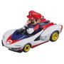 CARRERA Set de 2 Voitures Mario Kart - Mario et Yoshi - Pull Speed - Échelle 1:43 - Jouet +3 ans