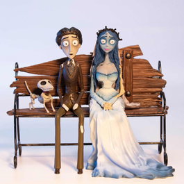 SD Toys Set de figurines Les Noces Funèbres Emily, Victor et Zero