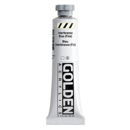 Golden Couleurs Acryliques Heavy Body Azul Interferencia (Fin) 59 ml