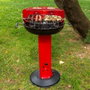 BigBuy Garden Barbecue Bella Noir Rouge 58 x 54 x 88 cm