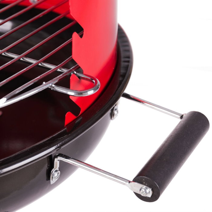BigBuy Garden Barbecue Bella Noir Rouge 58 x 54 x 88 cm