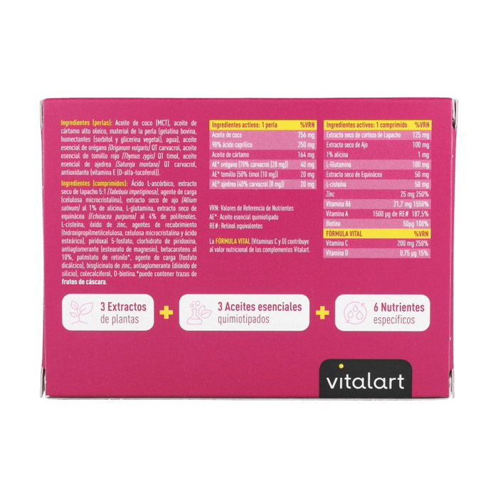 VITALART CANDIDA 30 comprimés + 30 perles VITALART CANDIDA 30 comprimés + 30 perles