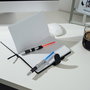 ERIK - Stylo Star Wars Sable Laser avec lumière LED - 2 stylos (Luke Skywalker bleu, Darth Vader rouge) - Piles incluses