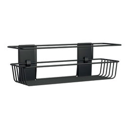 3M Command Panier de Salle de Bain Noir Mat 32,5 x 9,5 x 10 cm + 4 Bandes, Max 3 kg - bath31-mb