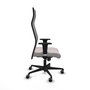 Piqueras y Crespo Chaise de Bureau Albacete XL Blanc et Noir
