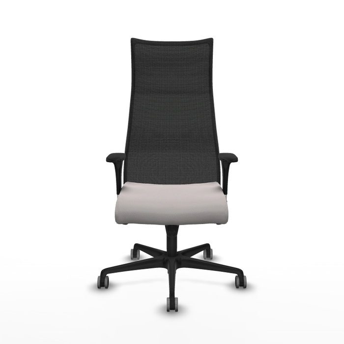 Piqueras y Crespo Chaise de Bureau Albacete XL Blanc et Noir