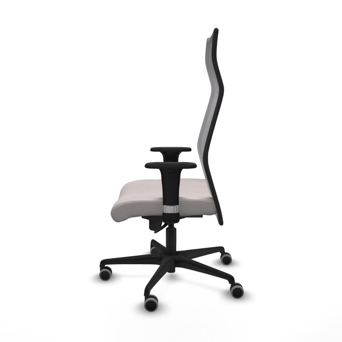 Piqueras y Crespo Chaise de Bureau Albacete XL Blanc et Noir