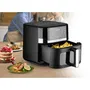 Arthur Martin Airefriteuse Airfryer AMMPAF1800 - Friteuse sans huile - 10L, 1800W, 12 programmes, cuve XL pour cuisson saine familiale