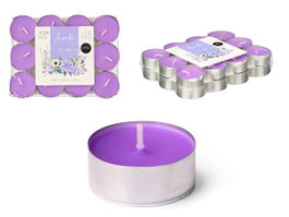 Acorde Set de 24 Bougies Chauffantes Lavande 4h - 15x3x11 cm (Set de 24)
