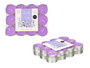 Acorde Set de 24 Bougies Chauffantes Lavande 4h - 15x3x11 cm (Set de 24)