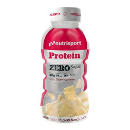 NUTRISPORT Batido Protein Zero Chocolat Blanc 330 ml (Lot de 12)