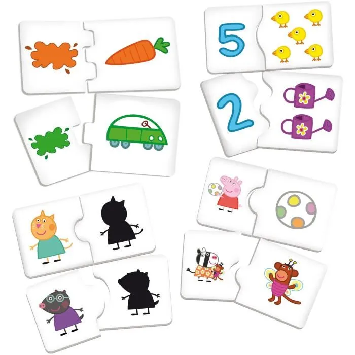 Lisciani Giochi Bureau d'activités Peppa Pig Super Desk - 10 jeux éducatifs pour enfants à partir de 2 ans avec associations, chiffres et couleurs