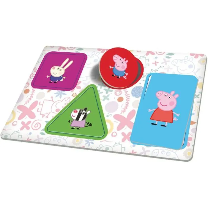 Lisciani Giochi Bureau d'activités Peppa Pig Super Desk - 10 jeux éducatifs pour enfants à partir de 2 ans avec associations, chiffres et couleurs