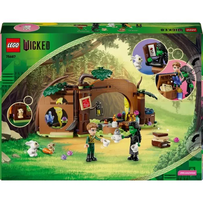 LEGO Wicked 75687 Repaire d'Elphaba, Set de Construction pour Enfants de 7 Ans avec Mini-Poupées