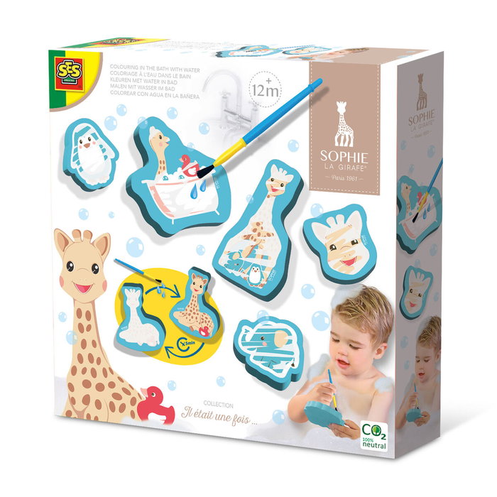 SES Creative Sophie la girafe - Coloriage à l'eau dans le bain SES Creative Sophie la girafe - Coloriage à l'eau dans le bain