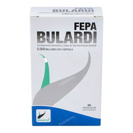 FEPA-DIET Fepa-Bulardi 60 gélules probiotiques Saccharomyces boulardii Complément alimentaire Végétarien