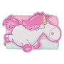 Loungefly Cartera Fluffy Unicorn Minions - Portefeuille licorne peluche Minions - 15.24 x 3.81 x 10.16 cm