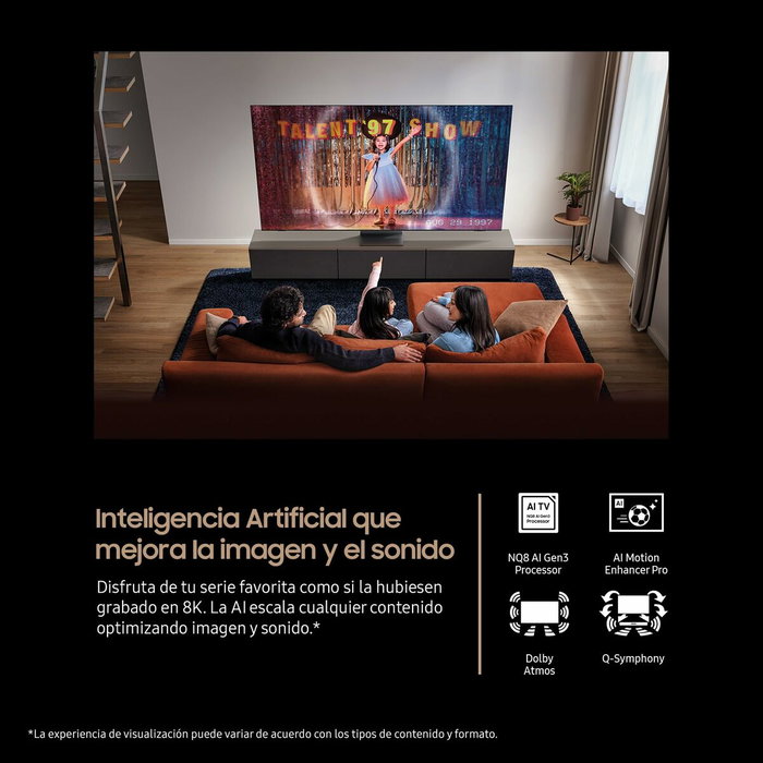 TV intelligente Samsung TQ75QN900FTXXC 75" 8K Ultra HD HDR Neo QLED