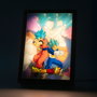 Dragon Ball Super Impression LED encadrée