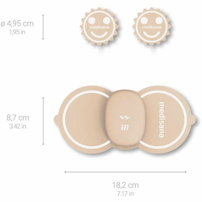Medisana TT 250 TENS Masseur pour Douleurs Menstruelles Beige