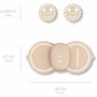 Medisana TT 250 TENS Masseur pour Douleurs Menstruelles Beige