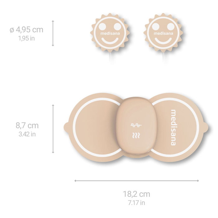 Medisana TT 250 TENS Masseur pour Douleurs Menstruelles Beige